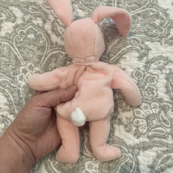 Beanie Baby: Hoppity the Pink Bunny - Picture 2 of 2